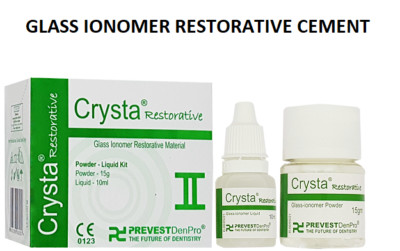 Dental CRYSTA 2 Fine Particle GIC Restorative Material PL Set