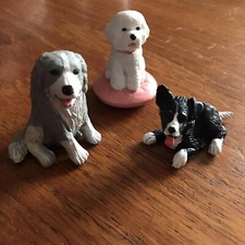 MEG Puppy In My Pocket Puppies Dogs X 3 Vtg Toy 90s