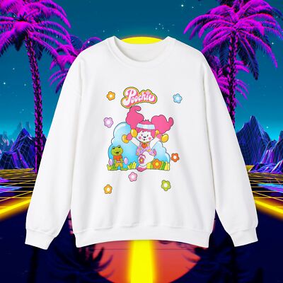 Vintage 1980s Poochie Dog Sweatshirt - Retro Exercise