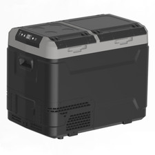 Vehicle Refrigerator 50 Liter/53 Quart Dual Zone Portable Freezer for Car Truck