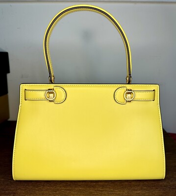 Tory Burch Small Lee Radziwill Bag in Electric Yellow | eBay