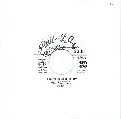 Coalitions:I don't mind doin' it/Instead..How are you:US Phil L A: Northern Soul