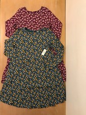 New Dip Girls Dresses Long Sleeve Knee Length Floral Size 16