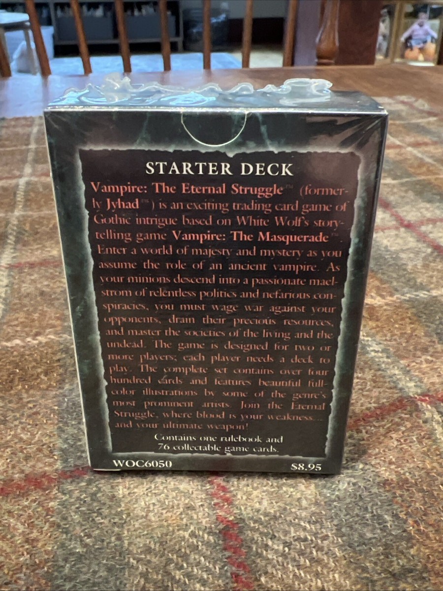 未開封 Vampire the Eternal Struggle Starter VAMPIRE The Eternal Struggle VTES (JYHAD) Starter Deck