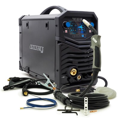Spartus  MIG/MAG Schweißgerät WIG 220A LCD Doppel Puls Synergie 3in1 15kg Spulen