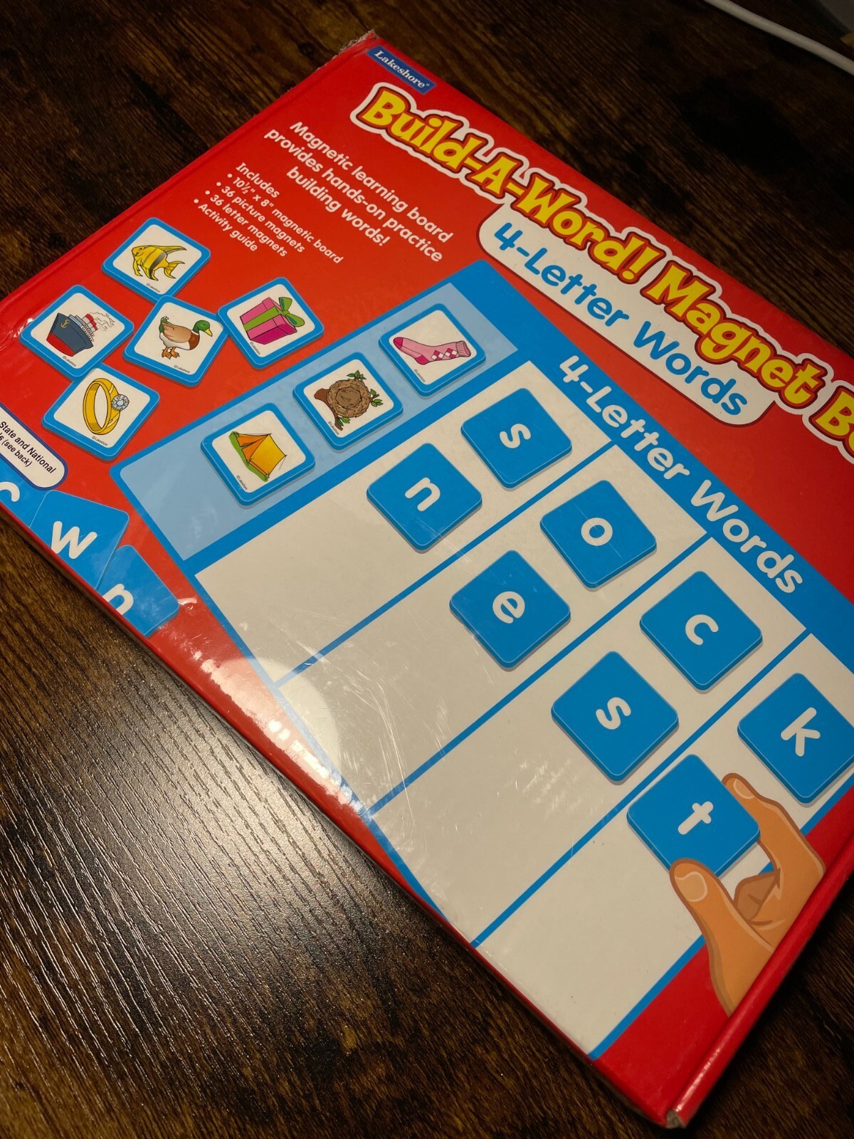 Lakeshore child developing games BuildAWord! Board FF428 (C, A