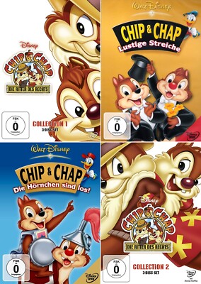 Chip & Chap: Ritter des Rechts 1+2+Die Hörnchen los+Lustige Streiche   | 8-DVD