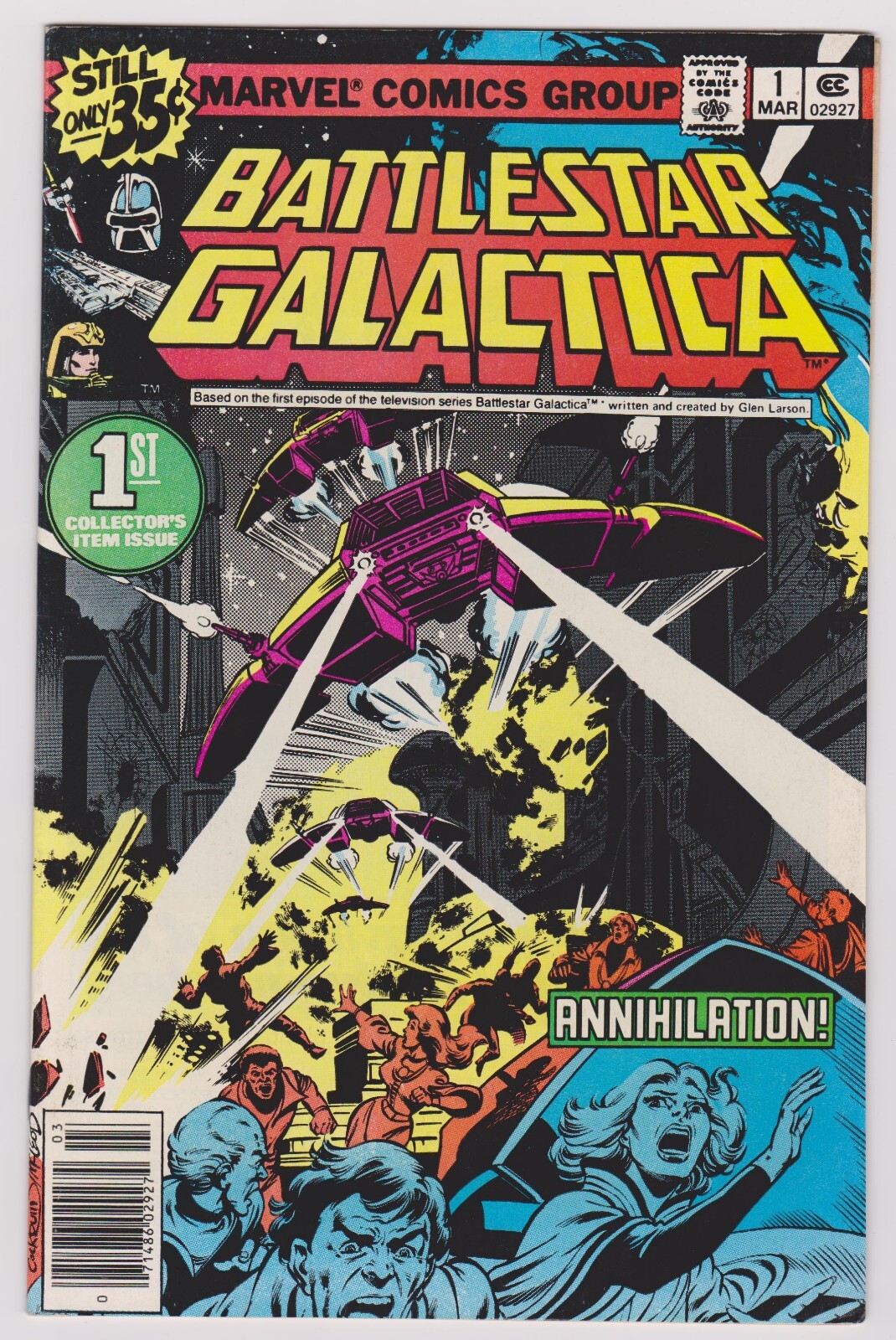 Battlestar Galactica #1 Marvel Comics 1979 NM- | eBay