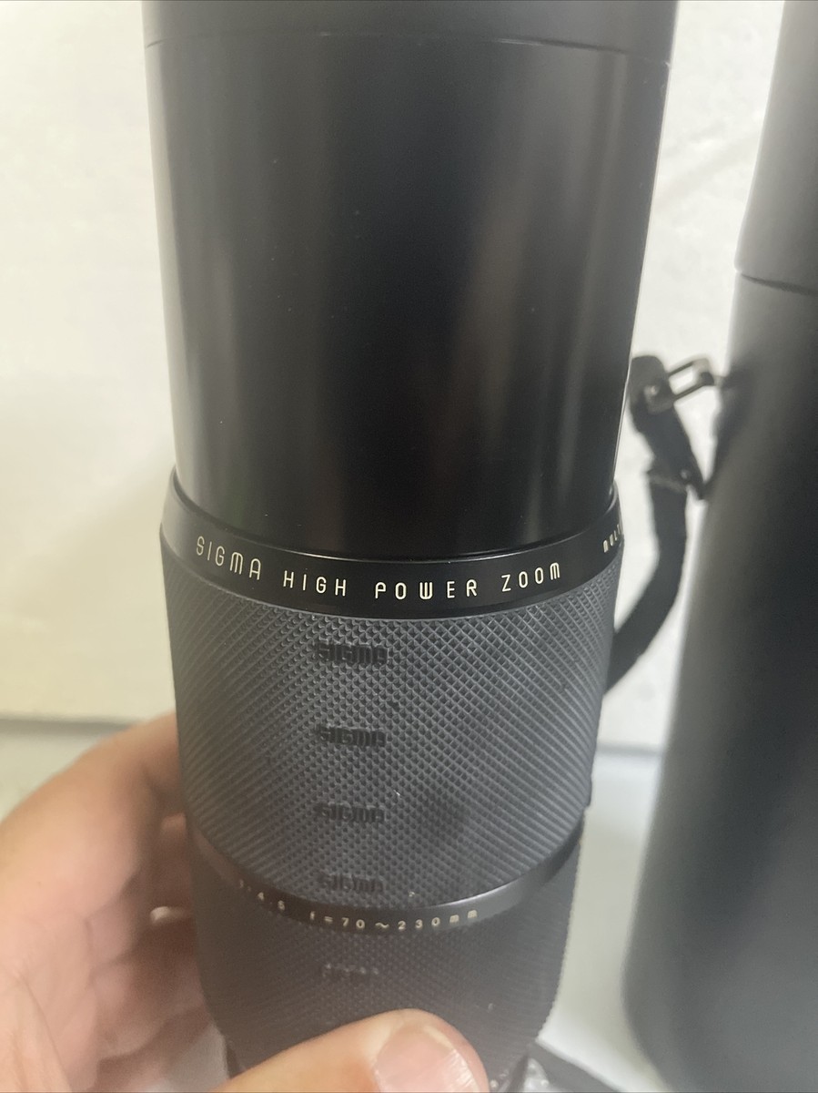 sigma ズームレンズ　70〜230mm SIGMA High Power Zoom Lens Multi Coated 70-230mm F/4.5 W/ CASE | eBay