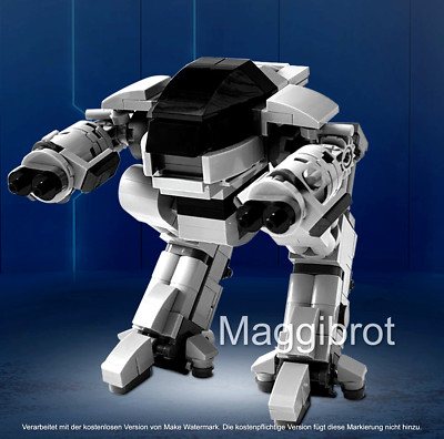 Gobricks ED-209 N.E.C.A Droid MOC u.a. aus Robo.Cop Klemmbausteine 269+ pcs