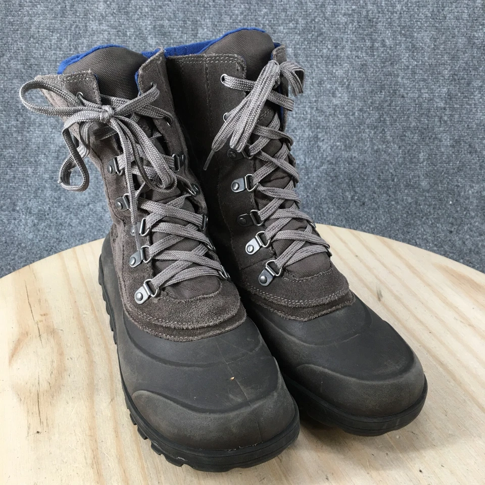 Baretraps Boots Womens 9 M Yasmen Stay Dry Mid Calf Duck Booties Beige Leather - Image 3 of 4