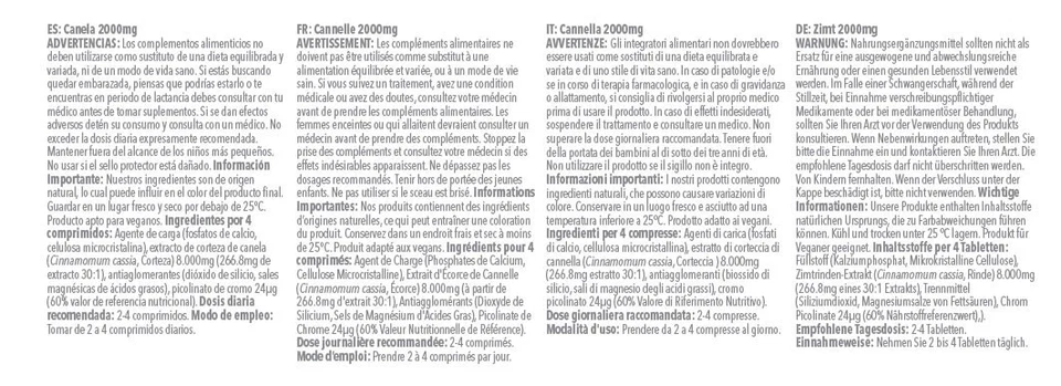 Zimt Extrakt 2000mg - 120 Tabletten - SimplySupplements - Bild 3 von 3