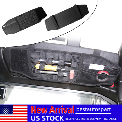 Upgraded Multi-Pocket Sun Visor Organizer For Jeep Wrangler JL JT 4XE 2018-2024