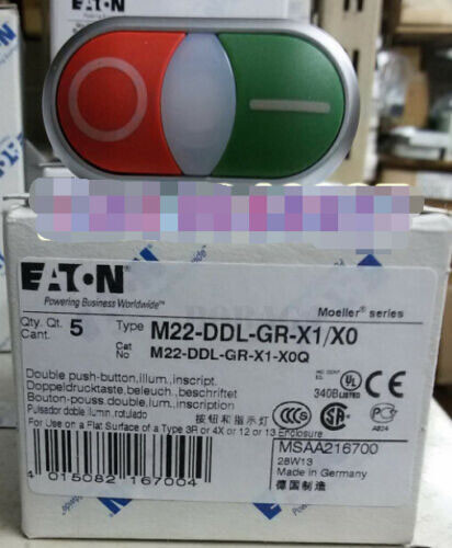 Pulsante Doppio Eaton/Moeller RMQ Titanio M22 DDLM GR X1/X0 - Foto 8