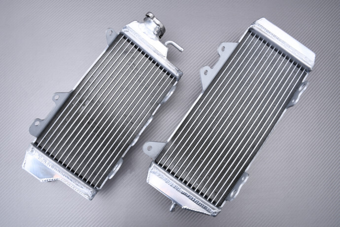 Radiateur de course R+L renforcé pour moto KAWASAKI KXF 450 2010