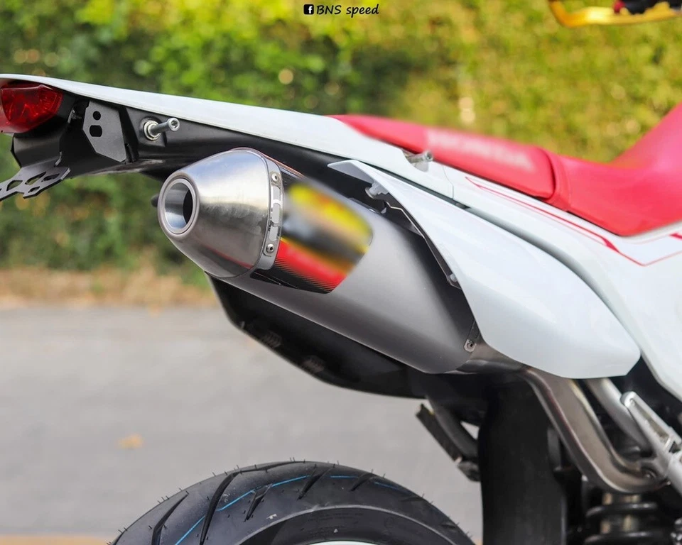 S11 Exhaust heat shield bracket For Honda Crf 250 L M 2012 - 16 Rear Stainless Foto 2 de 4