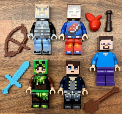 Lego Minecraft Sets 2016 Lego Minecraft Minifigure Skin Pack Set