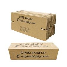 20PK 4X4X14" Printed Shipping Boxes Packaging Shipping, Mailing, Storage