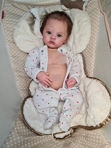 Girl Dolls Reborn Baby Lifelike 19In Realistic Full Silicone Vinyl Body Newborn - Picture 5 of 7