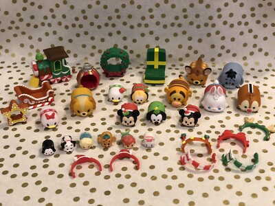 Disney Tsum Tsum Christmas Advent Toys Lot Complete Set Excellent