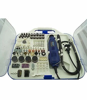 KIT MINI TRAPANO DRILLMAX 300W - 163 PEZZI - LEVIGA LUCIDA TAGLIA - TIPO DREMEL