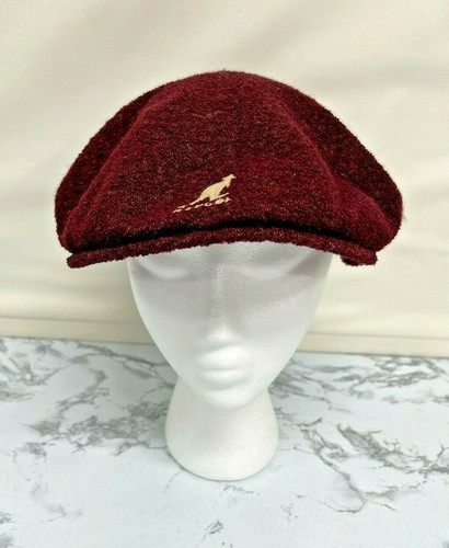 Men's Kangol Burgundy Cabby Newboy Hat 