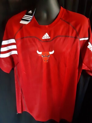 Mens Tshirt Adidas Chicago Bulls Shirt Adidas Chicago Bulls