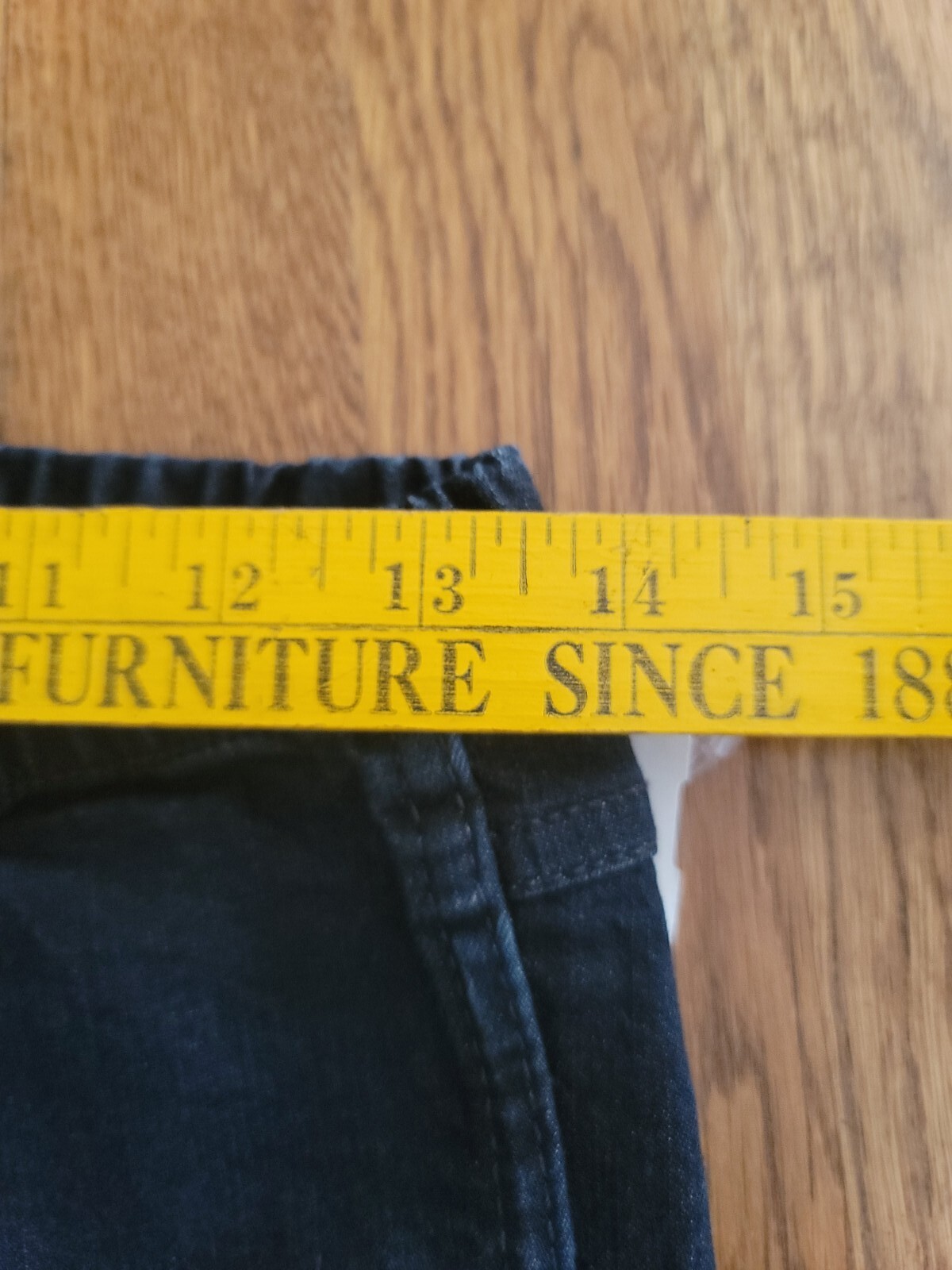 H&M Skinny Jeans Womens SZ M Dark Blue Denim Elastic Waist eBay