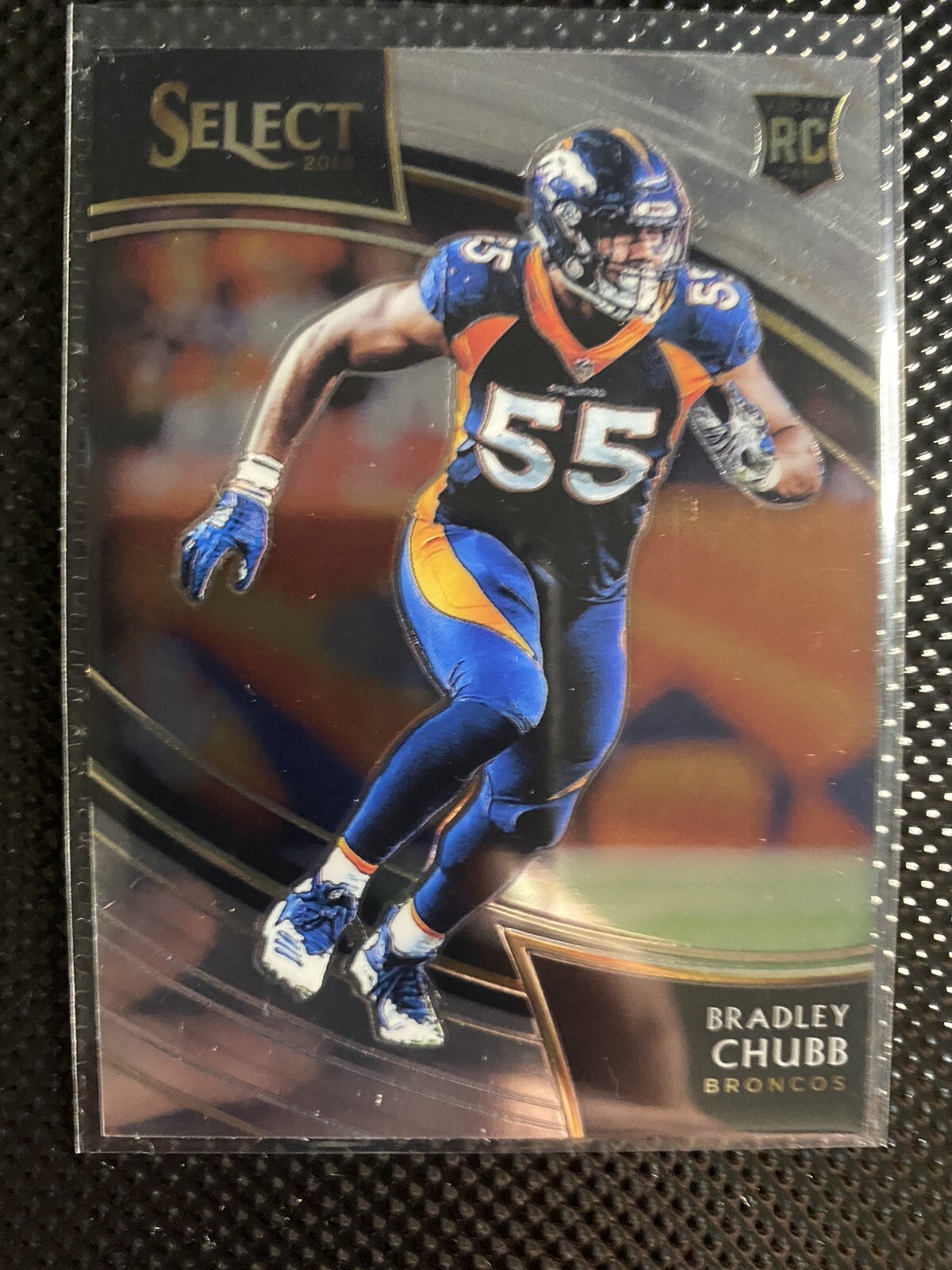 2018 PANINI SELECT bradley chubb field level rc broncos #227 nc state