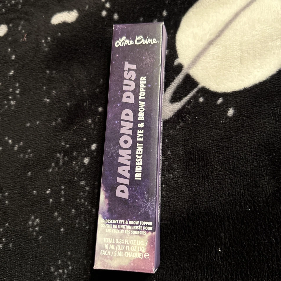 LIME CRIME DIAMANTE POLVO IRIDISCENTE BRILLO OJOS Y CEJAS TOPPER Invierno Azul Raro Foto 3 de 4