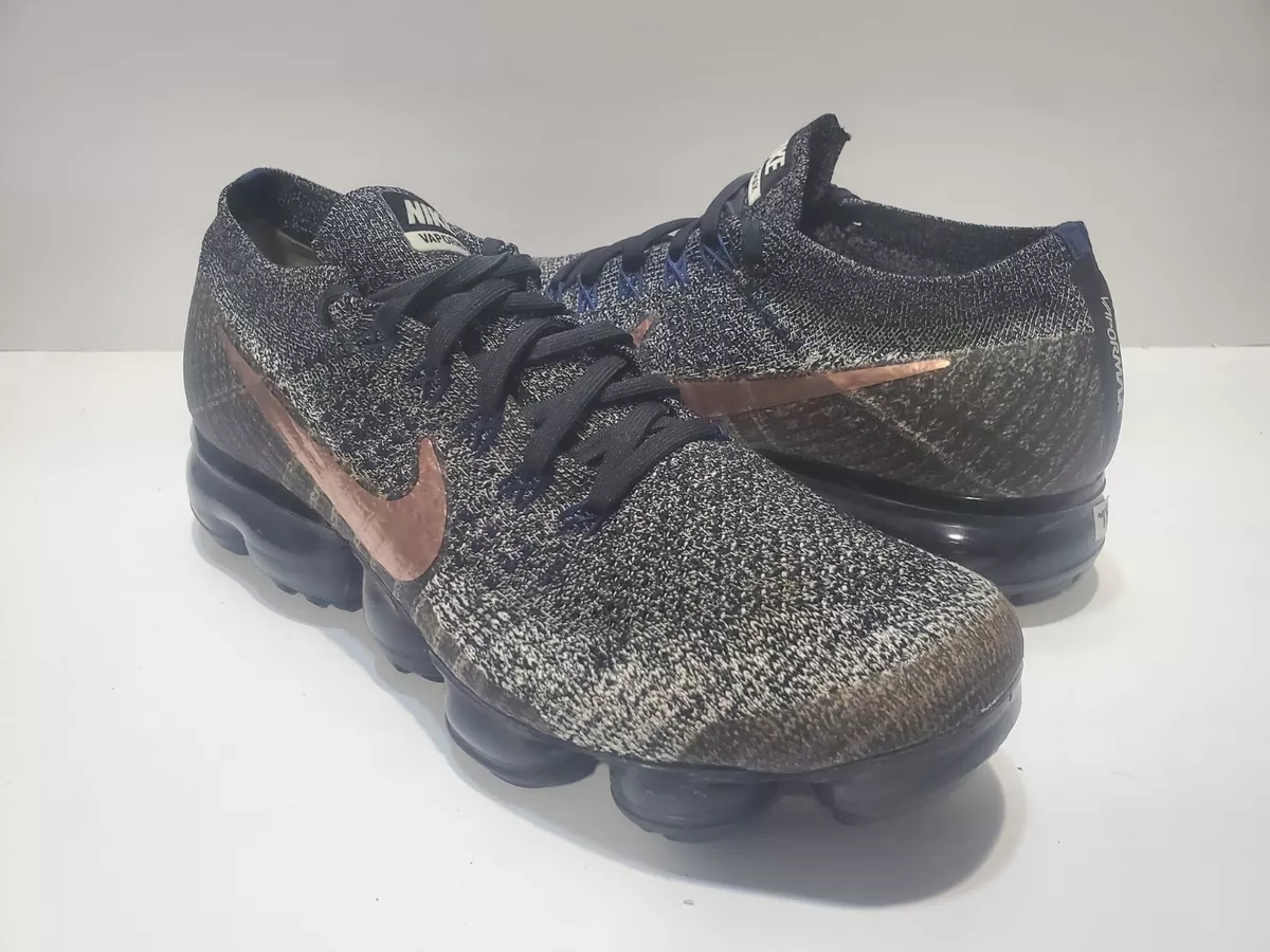 Nike Air VaporMax Flyknit 2017 Black Bronze 849558 010 Size 7.5