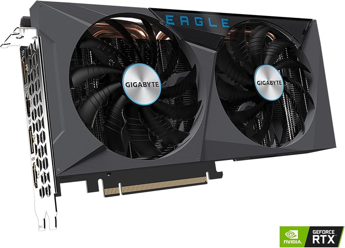 GIGABYTE GeForce RTX 3060 Eagle OC 12G (REV2.0) Graphics Card, 2X
