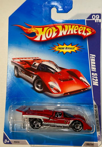 Hot Wheels FERRARI 512M マットレッド Hot Wheels FERRARI 512M マットレッド Hot Wheels Garage Ferrari