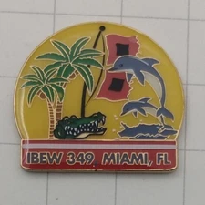 IBEW Lapel Pin Local 349 Miami, FL.