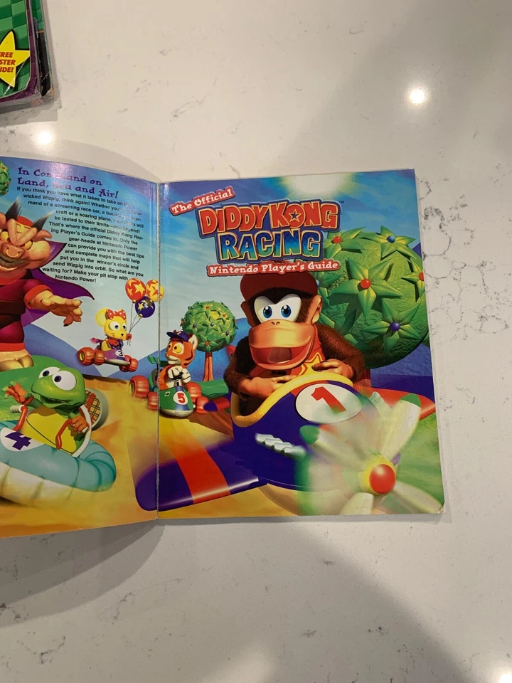 Diddy Kong Racing Official Player's Guide N64 Nintendo Power No Poster - Image 2 of 4