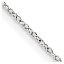 Solid Sterling Silver 1mm Cable Chain