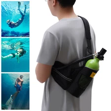 1L Mini Scuba Tank Underwater Dive Portable Lungs Deepest 32.8ft Scuba Oxygen