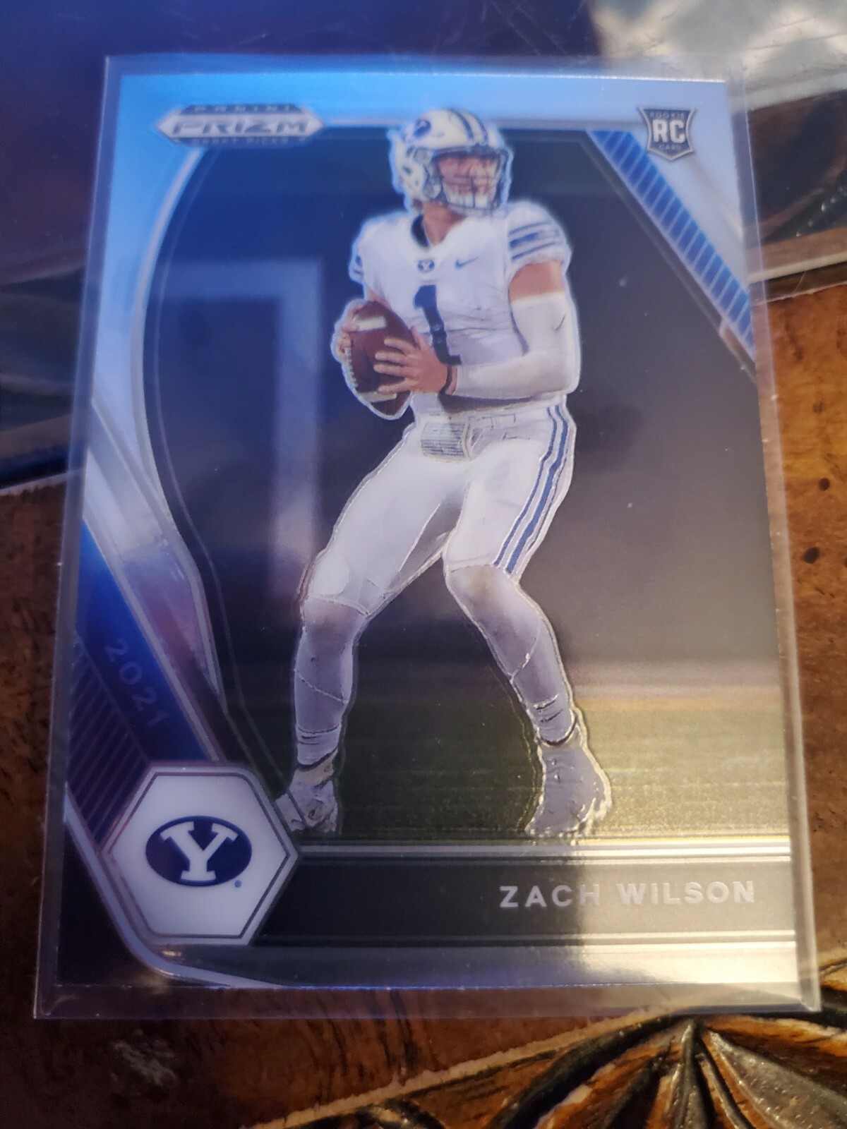2021 Prizm Draft Zach Wilson Rookie Card BYU 🔥 Card #105