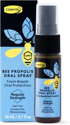 Comvita UMF 10+  Bee Propolis  + Manuka oral spray 20ml   - made in New Zealand