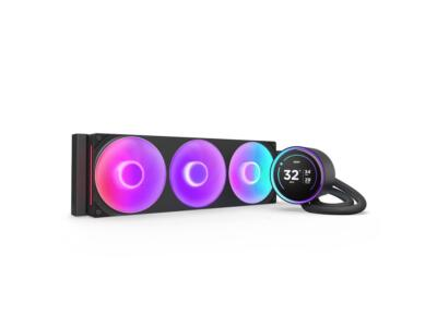 #ad KRAKEN ELITE RGB 360 BLACK AIO LIQUID COOLER WITH IPS LCD amp; STATIC PRESSURE FANS $267.99