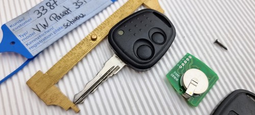 VW Passat 35i Bj. 1989 Innoparts 2 Taster Funkschlüssel 433,92MHz, Typ CR1616 - Bild 3 von 14