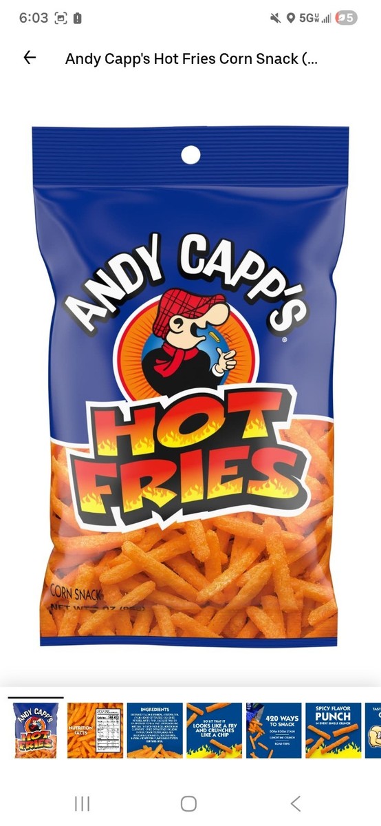 ミディブライス 希少プチップチャップペパ used品 Andy Capps Hot Fries | eBay