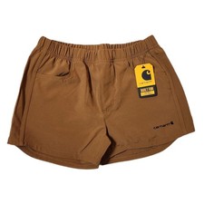 Carhartt Rugged Flex Ripstop Shorts Girls Large 12 , Brown
