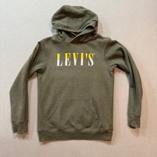 Levi's Green Hoodie Sweatshirt Kids Size L 12-13yrs