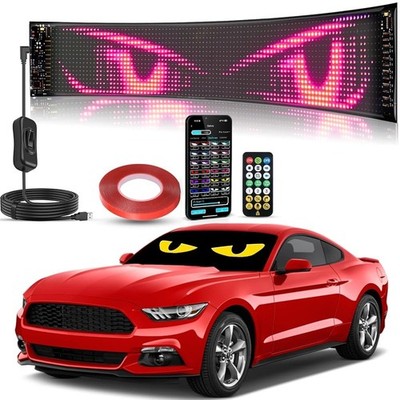 Customizable LED Pixel Screen, USB Programmable Display for Car & Shop Sign