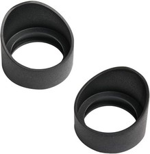 2 Pcs Foldable Rubber Eyepiece Covers for 32-35mm Microscopes Telescopes