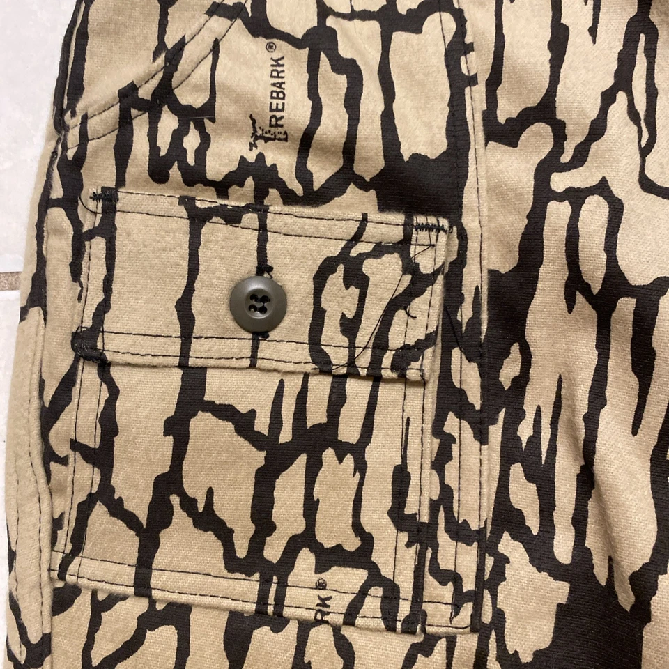 RARE VTG 70s Cabelas Trebark Camo Button Shirt Pants 2XL Hunting Outdoors USA NE - Image 3 of 4