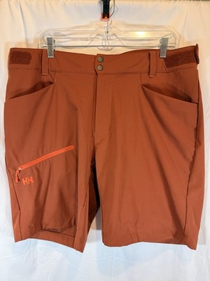 Helly Hansen Men's Blaze Softshell Hiking Shorts Rust Orange