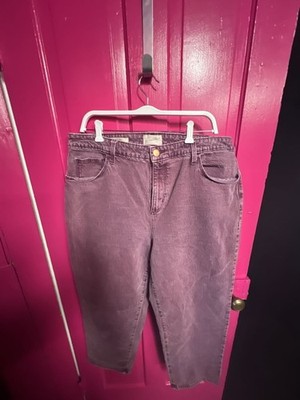 Universal Thread Women's Purple Vintage Straight Leg Jeans
