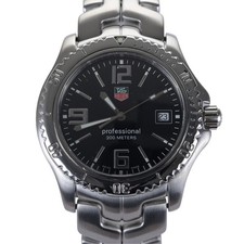 TAG Heuer Link Professional WT1110 Black Dial 41mm Men's Steel Quartz Watch